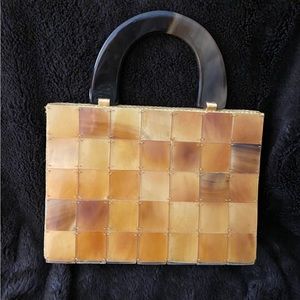LIKE NEW Shell Satin Small Purse